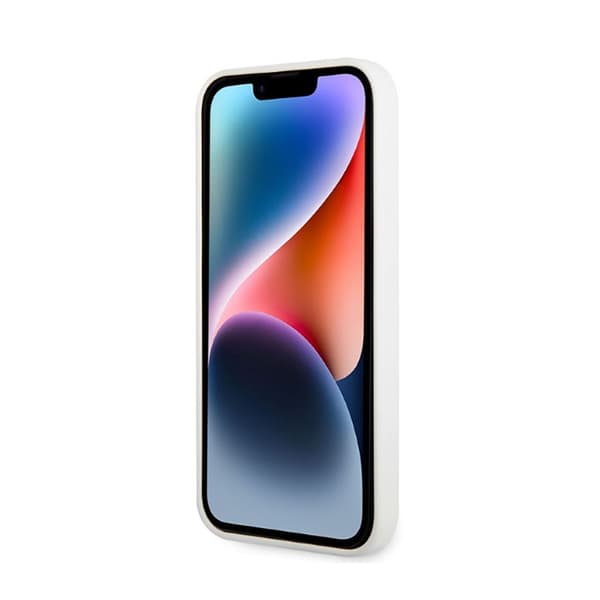 Karl Lagerfeld Silikon NFT Ikonik - iPhone 14 Plus-skal (vitt)