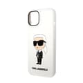 Miniatyrbild 6 av 8: Karl Lagerfeld Silikon NFT Ikonik - iPhone 14 Plus-skal (vitt)