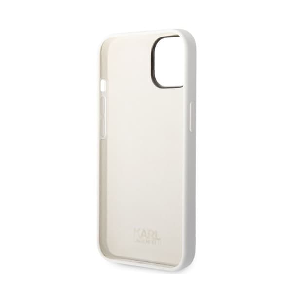 Karl Lagerfeld Silikon NFT Ikonik - iPhone 14 Plus-skal (vitt)