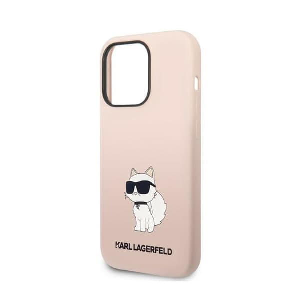 Karl Lagerfeld Silikone NFT Choupette - iPhone 14 Pro Etui (Pink)
