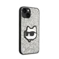 Miniatyrbillede 4 af 8: Karl Lagerfeld NFT Glitter Choupette Patch - iPhone 14 Plus cover (sølv)