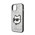 Miniatyrbillede 6 af 8: Karl Lagerfeld NFT Glitter Choupette Patch - iPhone 14 Plus cover (sølv)