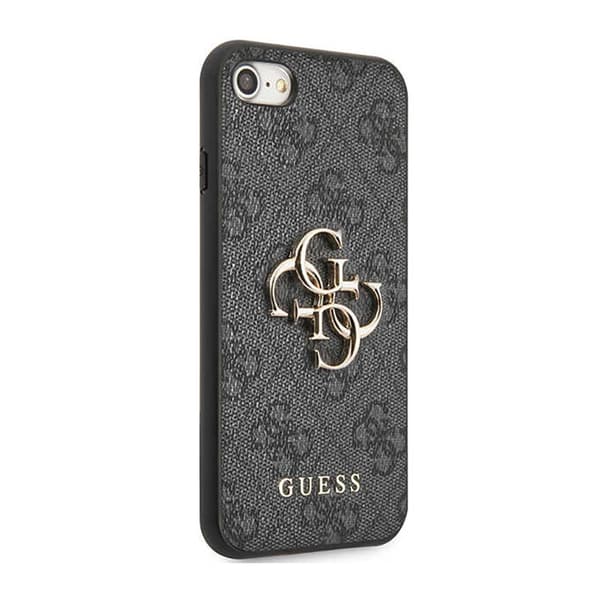 Guess 4G Big Metal Logo - Etui til iPhone SE (2022/2020) / 8 / 7 (grå)