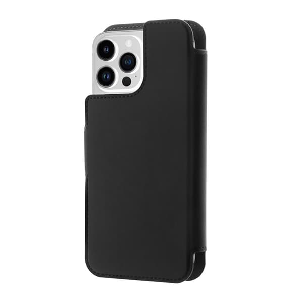 PURO Folio MagSafe -kotelo - iPhone 14 Pro / 13 Pro -kotelo (musta)