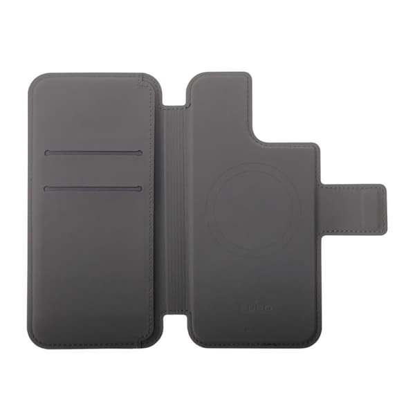 PURO Folio MagSafe-skal - iPhone 15 Plus / 14 Plus / 12 Pro Max-skal (svart)
