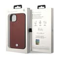 Miniatyrbillede 8 af 8: BMW Læder Diamantmønster - iPhone 14 Etui (Bordeauxrød)