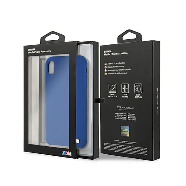 BMW Silicone M Collection - iPhone XR -kotelo (sininen)