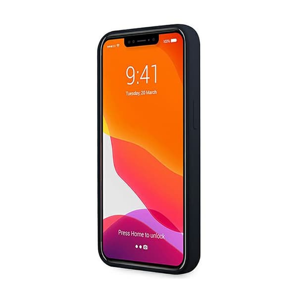 BMW Silikone Signatur Logo - iPhone 13 mini Cover (Marineblå)