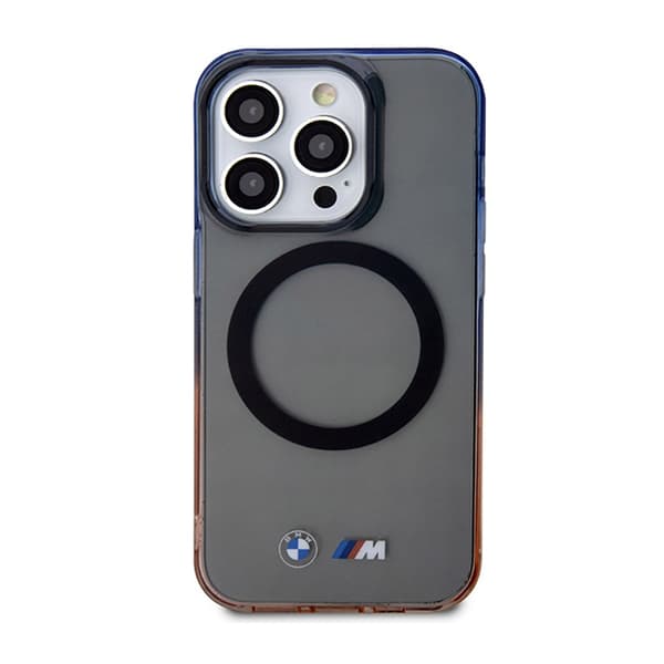 BMW Gradient Bumper MagSafe - iPhone 14 Pro -kotelo (harmaa)