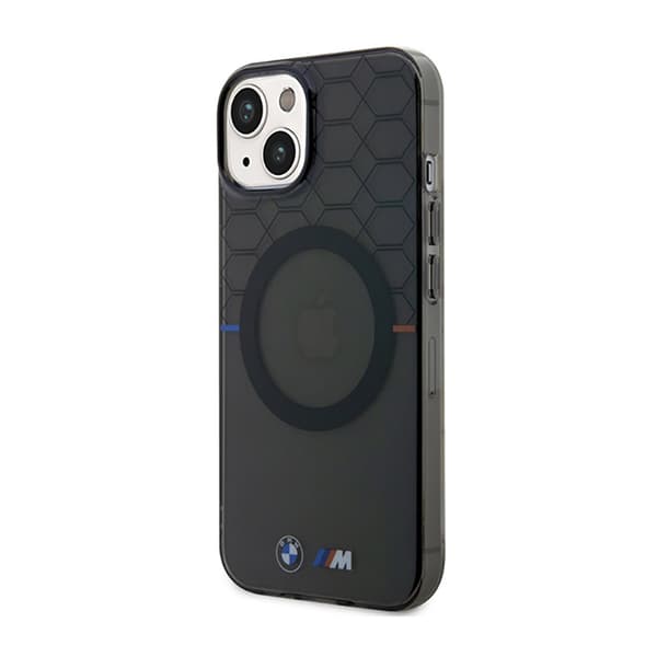 BMW Pattern MagSafe - iPhone 14 Plus etui (grå)