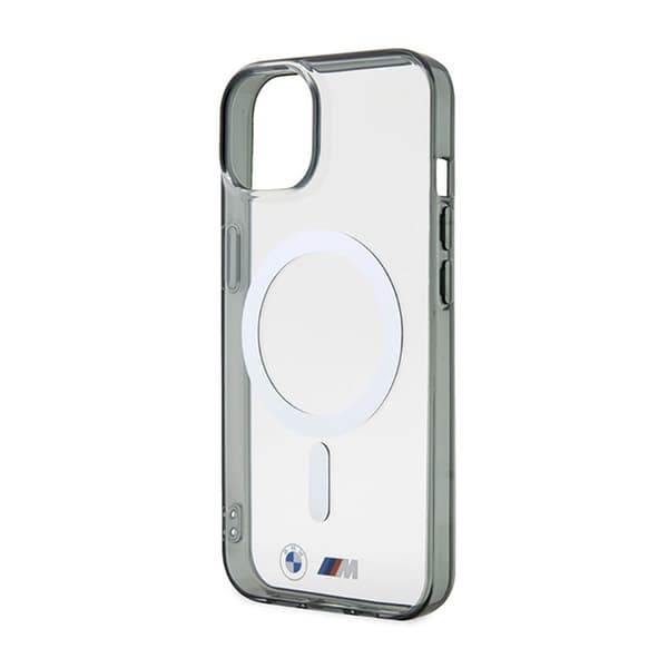 BMW Sølvring MagSafe - iPhone 14 Plus cover (gennemsigtig)