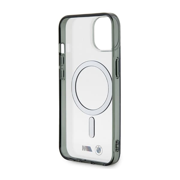 BMW Sølvring MagSafe - iPhone 14 Plus cover (gennemsigtig)