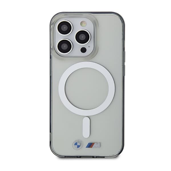 BMW Sølvring MagSafe - iPhone 14 Pro cover (gennemsigtig)