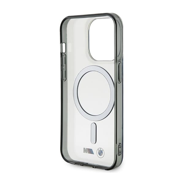 BMW Sølvring MagSafe - iPhone 14 Pro cover (gennemsigtig)