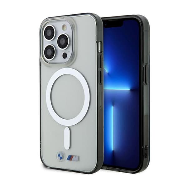 BMW Sølvring MagSafe - iPhone 14 Pro cover (gennemsigtig)