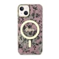 Miniatyrbillede 3 af 8: Guess Flower MagSafe - iPhone 14 Plus cover (lyserød)