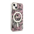 Miniatyrbillede 4 af 8: Guess Flower MagSafe - iPhone 14 Plus cover (lyserød)