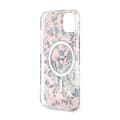 Miniatyrbillede 7 af 8: Guess Flower MagSafe - iPhone 14 Plus cover (lyserød)