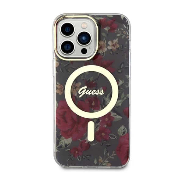 Guess Flower MagSafe - iPhone 14 Pro Max cover (grøn)