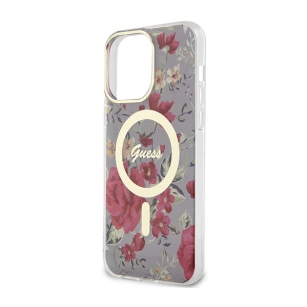 Guess Flower MagSafe - iPhone 14 Pro Max cover (grøn)