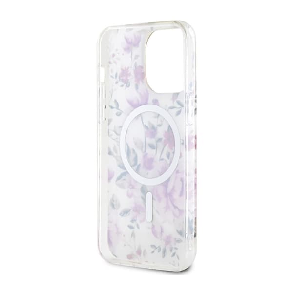 Guess Flower MagSafe - iPhone 14 Pro Max cover (gennemsigtigt)