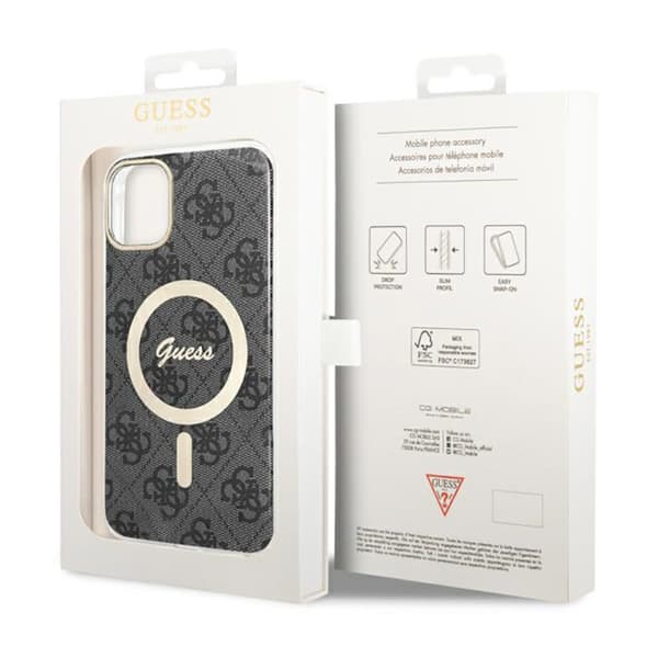 Guess 4G MagSafe - iPhone 11-skal (svart)