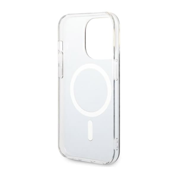 Guess 4G MagSafe - iPhone 14 Pro -kotelo (musta)