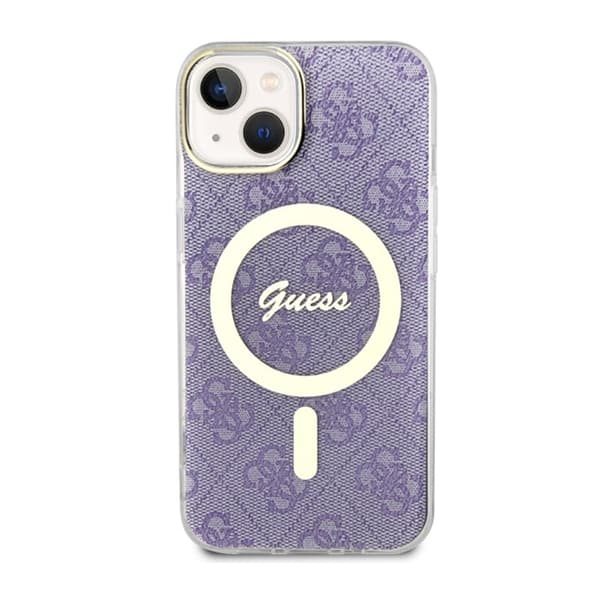 Guess 4G MagSafe - iPhone 14 Plus-skal (lila)