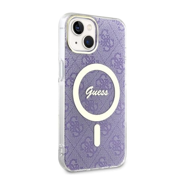 Guess 4G MagSafe - iPhone 14 Plus-skal (lila)