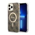 Miniatyrbillede 1 af 8: Guess 4G MagSafe - iPhone 13 Pro Max cover (brun)