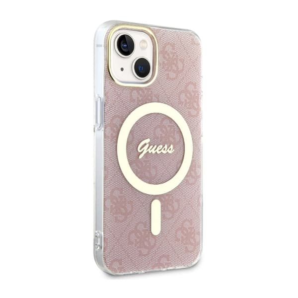 Guess 4G MagSafe - iPhone 14 Plus cover (lyserød)