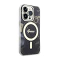 Miniatyrbillede 4 af 8: Guess Golden Marble MagSafe - iPhone 14 Pro cover (sort)