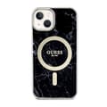 Pikkukuva 3 / 8: Guess Marble MagSafe - iPhone 14 -kotelo (musta)