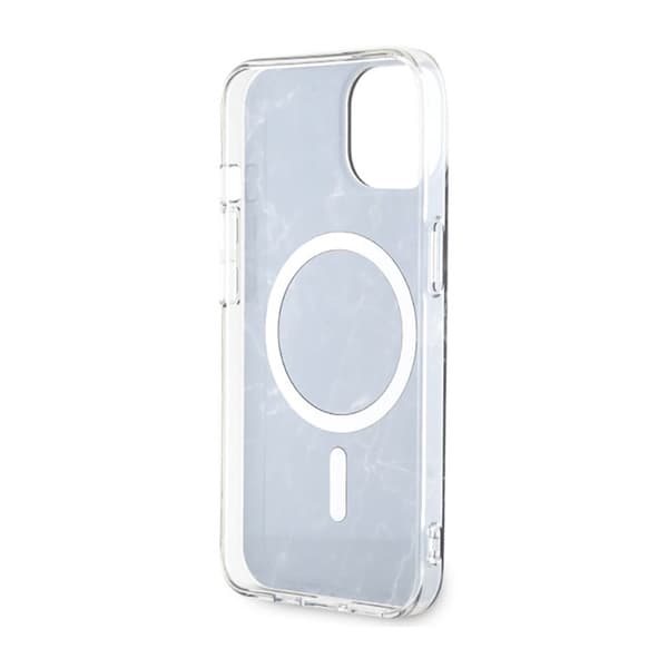 Guess Marble MagSafe - iPhone 14 -kotelo (musta)