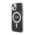 Pikkukuva 2 / 8: Guess Marble MagSafe - iPhone 14 -kotelo (musta)