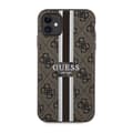 Pikkukuva 3 / 8: Guess 4G Printed Stripes MagSafe - iPhone 11 -suojakuori (ruskea)