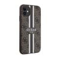 Pikkukuva 4 / 8: Guess 4G Printed Stripes MagSafe - iPhone 11 -suojakuori (ruskea)