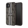 Pikkukuva 1 / 8: Guess 4G Printed Stripes MagSafe - iPhone 11 -suojakuori (ruskea)