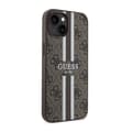 Miniatyrbillede 4 af 8: Guess 4G Printed Stripes MagSafe - iPhone 14 Plus cover (brun)