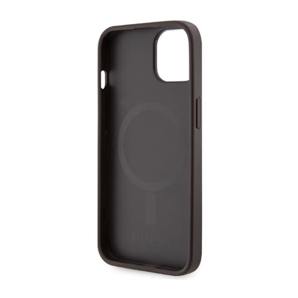 Guess 4G Printed Stripes MagSafe - iPhone 14 Plus cover (brun)