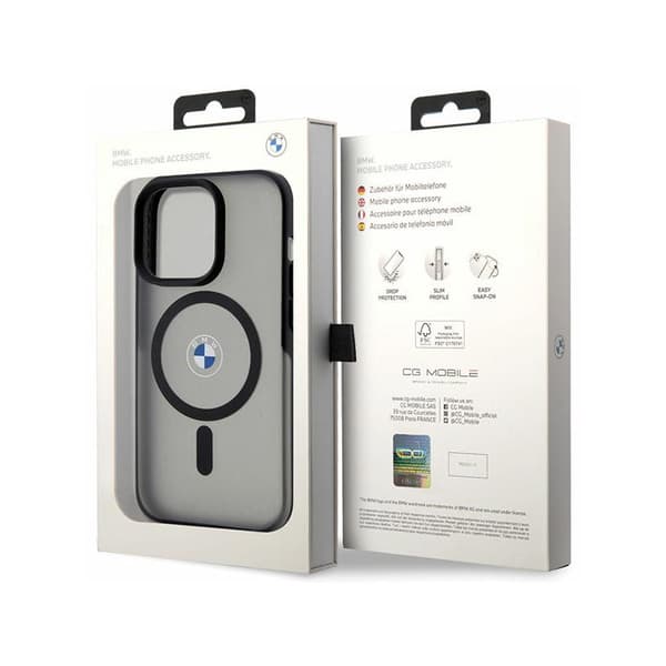 BMW Signature MagSafe - iPhone 14 Pro cover (sort)