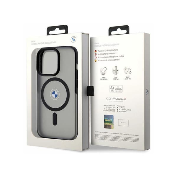 BMW Signature MagSafe - iPhone 14 Pro Max -kotelo (musta)