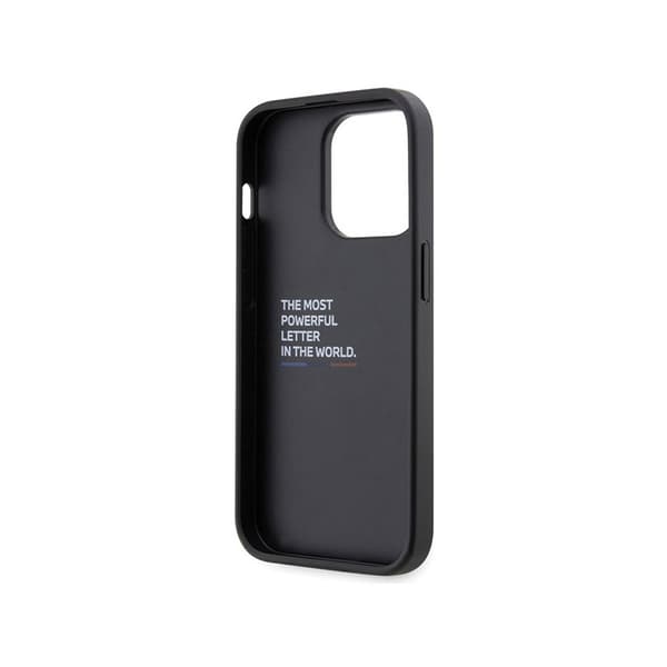 BMW Grip Stand Hot Stamp - iPhone 14 Pro Max cover (sort)