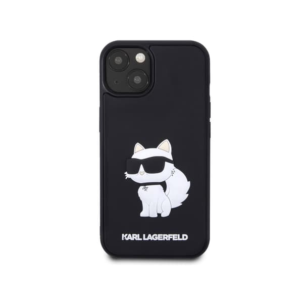 Karl Lagerfeld 3D Rubber NFT Choupette - iPhone 14 Plus cover (sort)