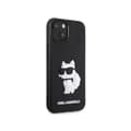Miniatyrbillede 4 af 8: Karl Lagerfeld 3D Rubber NFT Choupette - iPhone 14 Plus cover (sort)