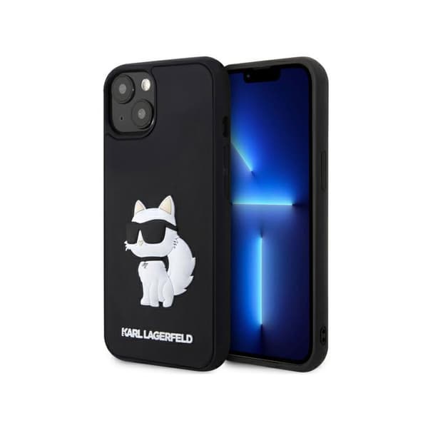 Karl Lagerfeld 3D Rubber NFT Choupette - iPhone 14 Plus cover (sort)