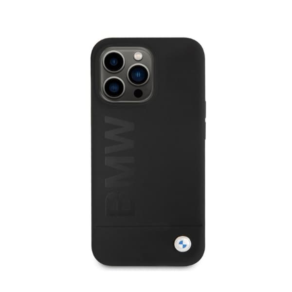 BMW Silikone Signature Logo Magsafe - iPhone 13 Pro Etui (Sort)