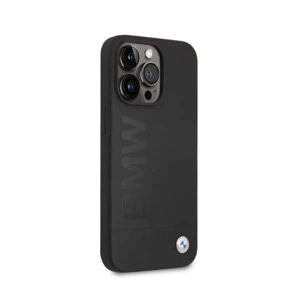 BMW Silikone Signature Logo Magsafe - iPhone 13 Pro Etui (Sort)