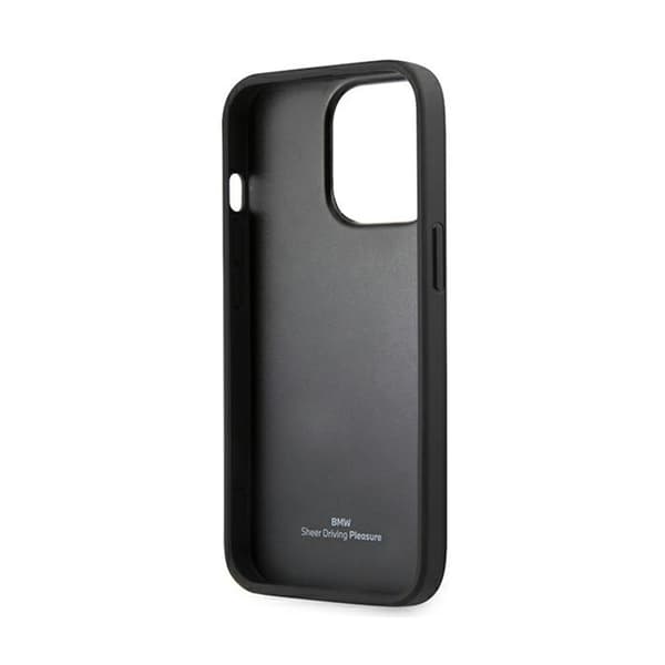 BMW Signature Logo Print - iPhone 13 Pro Max-skal (svart)