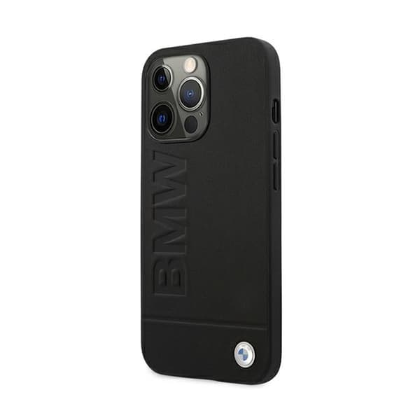 BMW Signature Logo Print - iPhone 13 Pro Max-skal (svart)